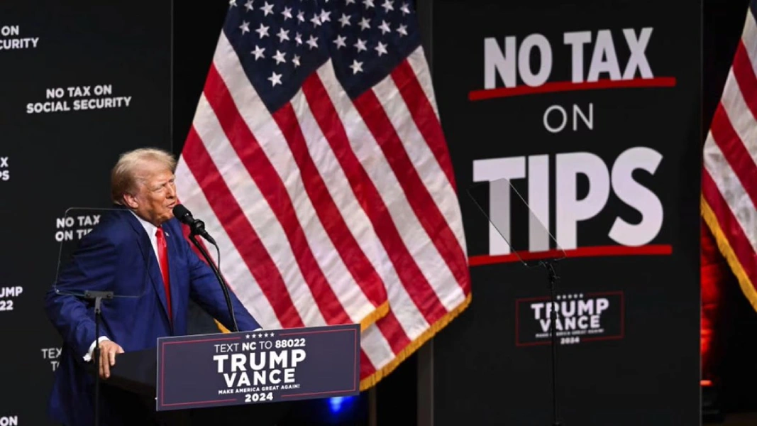 Donald Trump campaign promises tax-free tips for workers
