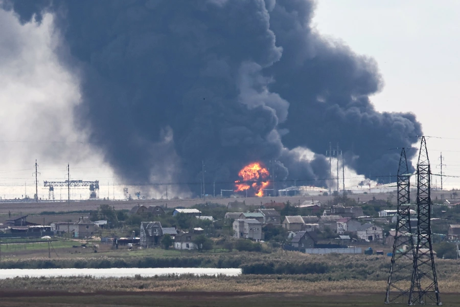 Ukraine drone attack on Russian bombers