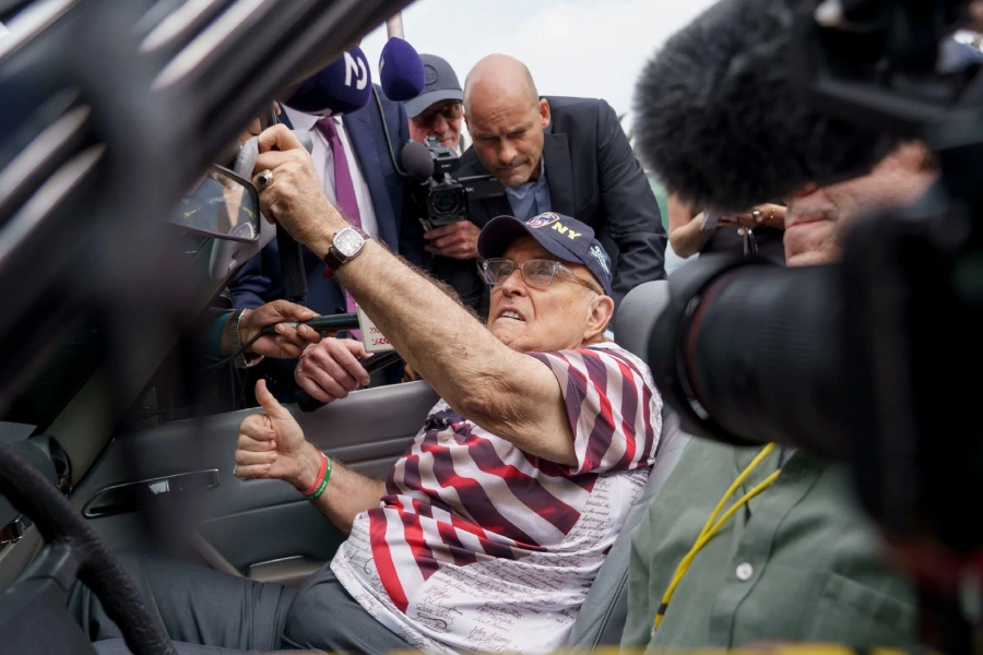 Rudy Giuliani car crash 2025