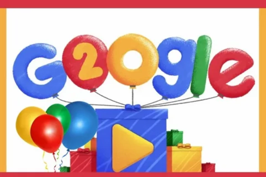 Google birthday Doodle 2025