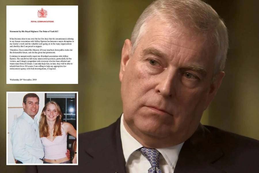Prince Andrew Epstein scandal