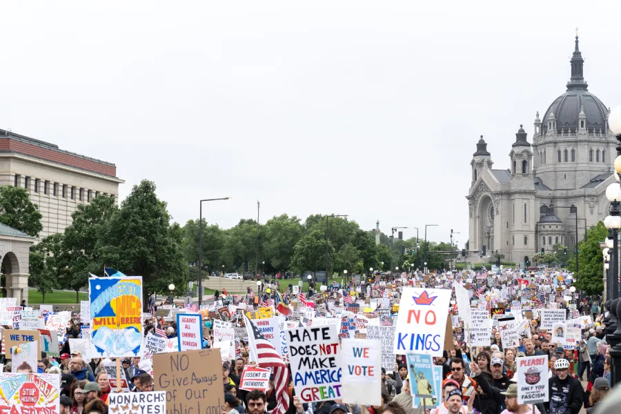 Washington D.C. protest for No Kings movement